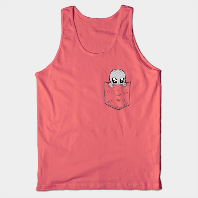 Pocket Alien Tank Top by deancoledesign